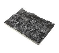 HOMOBABE Tablero Decorativo De Roca Tridimensional. Rocas De Reptil para Vivarium Fondo Terrario 3D Decoraciones De Peceras Tanque De Terrario De Reptiles Junta Dark Grey PU