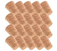 HOMOBABE Tapones de Corcho de Madera Blanda Cónicos 15 MM 20 Unidades para Botellas de Vidrio Corchos Artesanales para Elaboración Casera de Vino y Cerveza Accesorios para Botellas de