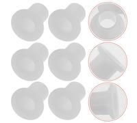 HOMOBABE Tapones Laterales para Patines en Línea 40 Piezas Espaciadores de Eje Plásticos Blancos para Ruedas de Patinaje Accesorios Aplicables para Repuesto y Mantenimiento de Patines