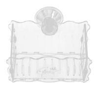 HOMOBABE Taza De Plantación Acuática Diseño Transparente y Ventosas Fijador De Plantas para Acuarios y Peceras para Cultivar Plantas Acuáticas y Criar Peces Mediana