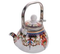 HOMOBABE Tetera de Esmalte Vintage Hogar y Oficina, Capacidad 1 L, con Colador, Fácil de Usar y Limpiar, Diseño Elegante y Práctico Varios estilos
