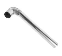 HOMOBABE Tubo Flexible de Acero Inoxidable para Estufa y Fogón de Camping, Conducto de Chimenea Resistente al Fuego, Adecuado para Cocina y Actividades al Aire Libre
