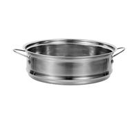 HOMOBABE Vaporera de Acero Inoxidable 201 para Cocina en Casa y Restaurante, Cesta para Cocinar al Vapor Práctica y Resistente, Adecuado para Huevos y Mariscos