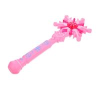 HOMOBABE varita mágica de princesa para niñas día festivo Navidad pretender varita de hadas con mágicas de fiesta maquina de BURBUJAS el plastico