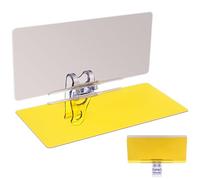 HOMOBABE Visera Antideslumbrante para Coche 300x130 Mm, Doble Uso Día y Noche, Panel de Protección Solar para Interior del Vehículo, Bloqueador de Luz y Accesorios de Conducción