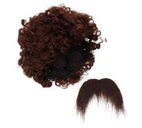 HOMOCONO 1 Juego De Peluca Y Barba De Pirata, Accesorios Para Disfraz De Pirata, Tocados De Pirata, Bigotes De Pirata, Pelucas Para Juego De Rol, Accesorios Para Disfraz De Pirata, Pelucas