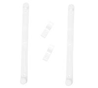 HOMOCONO 1 juego Guía de Rieles de Puerta Flip Up de Plástico para Muebles Rieles de Cajón para Gabinetes y Almacenamiento Instalación y Uso Duraderos y Prácticos