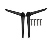 HOMOCONO 1 Par Base de Soporte para TV Pies Ajustables de Plástico para Televisores de Orificio Doble Repuesto Compatible con LCD LED Instalación y Soporte Estable para Hogar y Oficina