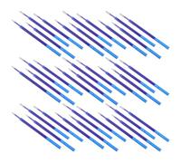 HOMOCONO 100 Piezas Recambio de Bolígrafo Borrable de 0,5mm Tinta Termosensible y Punta Fina, Recambios para Estudiantes, Adecuado para Tareas y Dibujo en Plástico Azul