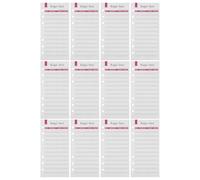 HOMOCONO 12 Hojas de Presupuesto A6 6 Agujeros para Planificador Mensual Personal, Papel Resistente Que Evita Dobleces y Desgarros, Recargas Fáciles de Añadir para Organización