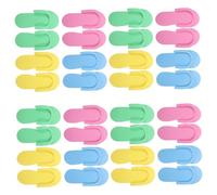 HOMOCONO 12 Pares Of Disposable Slippers For Travel Hotel Home Use Foldable Quick Dry Non Slip Comfortable Lightweight
