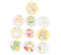 HOMOCONO 120piezas Bandas Adhesivas Redondas Infantiles Con Diseño De Animales Parche Portátil y Transpirable Para Heridas Pequeñas Cuidado Seguro Para Bebés y Niño Niña