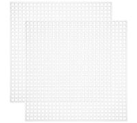 HOMOCONO 12piezas Láminas de Malla Plástica para Bordado y Punto de Cruz Plástica Cuadrada Material Flexible y Duradero para Manualidades