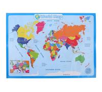 HOMOCONO 1hoja Póster Infantil de Mapa del Mundo para Pared y Resistente Educativo para Hogar y Escuela para Aprendizaje Preescolar y Jardín de Infancia Estilo Surtido Varios estilos