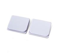 HOMOCONO 2 Clips Autoadhesivos para Cortina de Ducha Blanco, Resistentes al Viento y Fáciles de Instalar, Protección Antifugas para Baño, Paquete de 2 Unidades