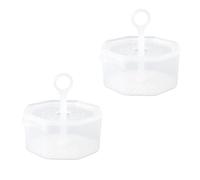 HOMOCONO 2 Juegos de Máquina para Hacer Burbujas Látigo de Pp Blanco, Estructura Desmontable y Uso Conveniente para Limpieza Facial y Cuidado Cutáneo