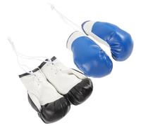 HOMOCONO 2 pares Colgantes Mini Guantes Boxeo Decorativos de Pequeños Llaveros para Bolsos Mochilas y Automóviles Adornos Ligero y Duradero Accesorios para Claves y Moda