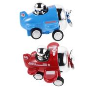 HOMOCONO 2 Piezas Aviones de Retroceso Mini de Aleación, Modelo Creativo