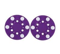 HOMOCONO 2 Piezas Disco de Hockey sobre Patines Tamaño Oficial Diseño de 6 Bolas, Material PP Ligero y Silencioso para Entrenamiento y Competiciones en Pistas al Aire Libre