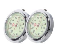 HOMOCONO 2 Piezas Esfera de Reloj de Cuarzo DIY para de Bolsillo Enfermera | Vidrio, Diseño Conciso, Uso Manual, Lectura Clara y Práctica, para Correas y Colgantes