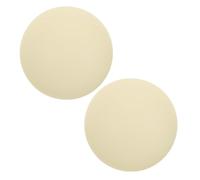 HOMOCONO 2 Piezas Pelota de Hockey sobre Hielo Luminosa, Disco de Hockey, PVC Blanco, para Entrenamiento en Interiores y Exteriores, Mejora de Habilidades, Pistas de Hielo y Campos