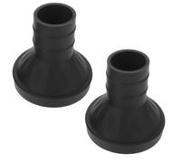 HOMOCONO 2 Piezas Recogedor de Balones de Golf de Silicona Negra Ventosa