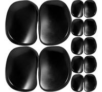 HOMOCONO 20 Protectores Auditivos de Plástico Negros para Teñir el Cabello, Accesorios para Proteger Orejas de Calor y Químicos en Casa