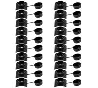 HOMOCONO 200 Unidades Tapa para Tornillos de Techo, Cúpula Negra para | Plástico, Resistente a UV y Clima, Instalación Fácil, para Tornillo Autorroscante y Chapa
