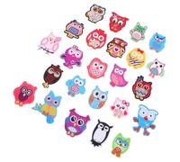 HOMOCONO 24 Parches Bordados de Búho de Tela Creativos y Llamativos para Ropa, Personalizados para Cubrir Agujeros Varios estilos para Coser en Bolsas y Prendas Varios estilos