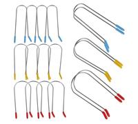 HOMOCONO 24 Pinzas de Acero Inoxidable para Rizador Caliente, Reemplazo para Rodillo de Pelo, Clips para Salón de Belleza, Hacen Rizos Ordenados Dañar el Cabello