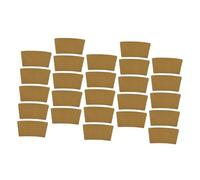 HOMOCONO 25piezas Funda De Corrugado Para Tazas De Café Aislante Térmico y Antideslizante Para Bebidas Calientes y Frías De Usar y Transportar