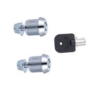 HOMOCONO 2piezas Cerradura De Leva Tubular Para Caja De Herramientas Cerradura Atom Compatible Con Máquina Recreativa Incluye Llave