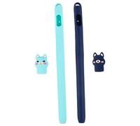 HOMOCONO 2piezas Funda De Protectora para Stylus Pencil Compatible Pencil Accesorios De Color Azul y Agua Diseño y Elegante