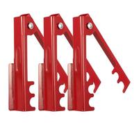 HOMOCONO 3 Alicates de Metal Rojo Mango de Resorte y Diseño Colorido para Quitar Espinas de Rosas y Flores Pack de 3 Piezas para Jardinería y Floristería
