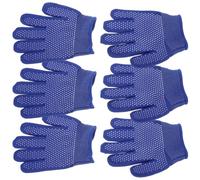 HOMOCONO 3 Pares Guantes Infantiles de Algodón para Jardinería y Pesca, Cómodos y Ligeros, Ideales Trabajos de Jardín y Protección