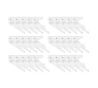 HOMOCONO 30 Piezas de Fijación Engrosada para Pantalla de Lámpara de Techo Led, Clips Fijos de Plástico Resistentes para Accesorios de Iluminación del Hogar, Cierre Seguro para Lámparas