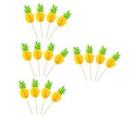 HOMOCONO 30 Piezas Decoraciones para Pasteles Hawaianos de Inserciones Creativas para Cumpleaños y Fiestas Adornos de Pastel para Celebraciones Temáticas para Muffins y Cupcakes