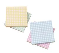 HOMOCONO 4 Libros de Blocs de Notas de Papel Portátil Diseño de Cuadros, Fáciles de Llevar y Resistentes, Ideales para Escritura Creativa y Bocetos Escolares Estilo Varios estilos