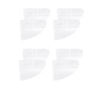 HOMOCONO 4 Pares Protector Lateral de Gafas Tpu Reutilizable | Ala Flexible Abertura, Cómodo de Llevar, Mantiene la Visibilidad, para Monturas y Trabajo Manual