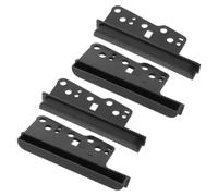 HOMOCONO 4piezas Kit de Instalación de Soporte de Montaje Estéreo para Coche Bisel de Audio Doble DIN Compatible con Toyota Corolla Vios Previa Marco y Hardware para Montaje de Radio