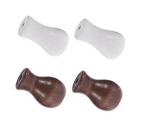 HOMOCONO 4Piezas Perillas de Cordón de Madera para Cortinas de Accesorios Decorativos para y Ventanas Reemplazo y Reparación de Cortinas