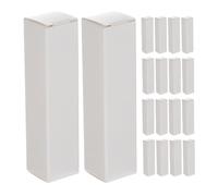 HOMOCONO 50piezas Tubos De Labial Vacíos Recargables Caja De Cartón Kraft Contenedores Reutilizables Para Bálsamo Labial y Cosméticos Para Almacenamiento y