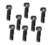 HOMOCONO 8 Piezas Clips Antideslizantes para Casco de Seguridad Fijación Segura para Faros Instalación para Trabajo Entornos Oscuros Compatible con Cascos Estándar