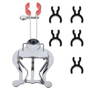 HOMOCONO Abrazadera para Partituras Musicales de Trompeta en Metal y Abs, Ligera y Resistente, Soporte Portátil Que Previene la Caída Partitura