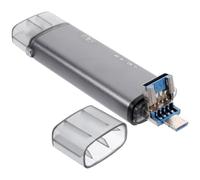 HOMOCONO Adaptador de Tarjeta y Material Abs Lector de Tarjetas de Memoria Multifuncional Diseño Ergonómico para Transferencia de Datos en Computadoras y Teléfonos