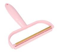 HOMOCONO Afeitadora Manual de Pelusas para Ropa Portátil de Plástico Color Rosa, Cómoda para Quitar Bolitas y Pelos de Mascotas en Alfombras y Suéteres
