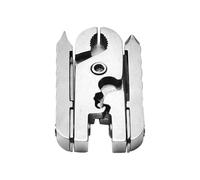 HOMOCONO Alicates Plegables de Acero Inoxidable Resistentes al Desgaste Cortadores Multifunción para Camping y Exploración de Viaje Color Plata