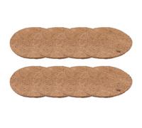 HOMOCONO Almohadillas de Fibra de Coco para Nido de Paloma, 8 Piezas Ligeras y Transpirables para Proteger Huevos y Mantener el Calor en Nidos de Aves Pequeñas
