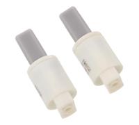 HOMOCONO Amortiguadores de Asiento de Inodoro con Reducción de Ruido, 2 Piezas de Plástico Diámetro de 24mm para Instalación en Baño y Bidet