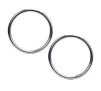 HOMOCONO Anillos Equipo Creativo de Acero Inoxidable de Entrenamiento Wing Chun para Ejercicios de Resistencia y Técnicas sin Rebabas Adecuado para Decoracion Verano